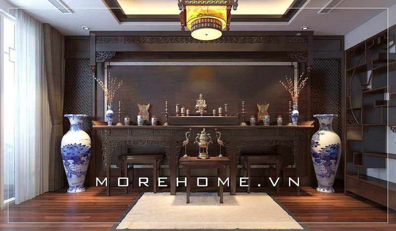 Bàn thờ gỗ tự nhiên